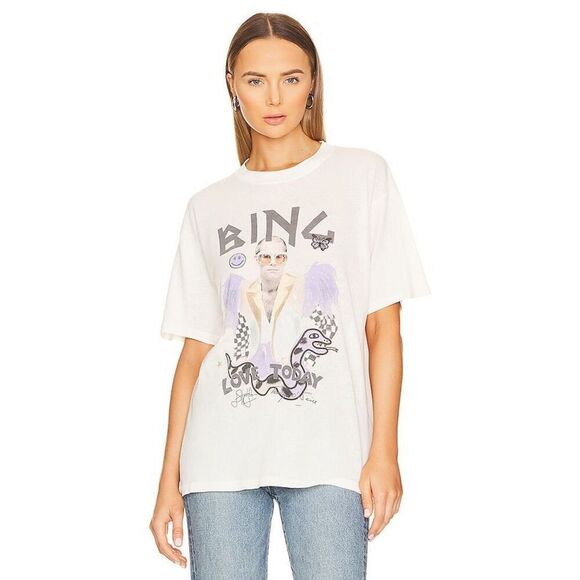 Anine Bing Lili Tee AB X TO X Iscreamcolour Elton John Small Sample NEW - Picture 5 of 7